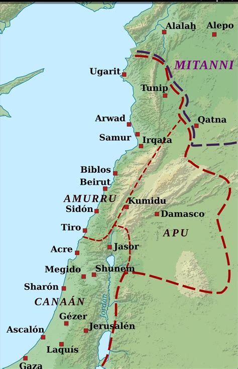 Necesito El Mapa De Israel Y Ubica En L Los R Os Jord N Cana N Y