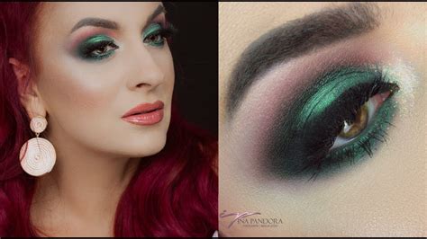 Emerald Green Smokey Eyes Full Face Makeup Tutorial Youtube