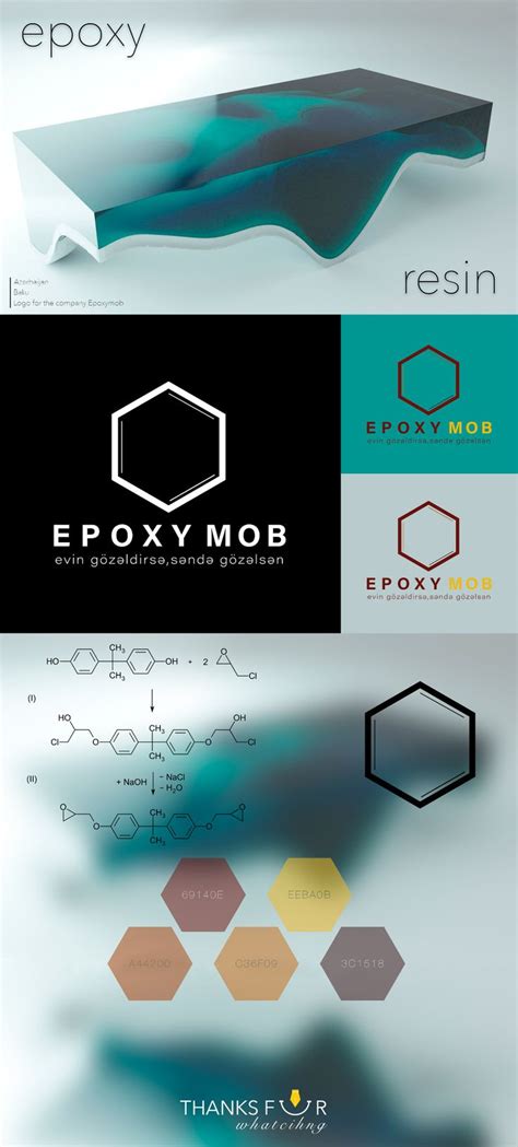 Epoxy Resin Logo Design On Behance Logo Design Epoxy Logo