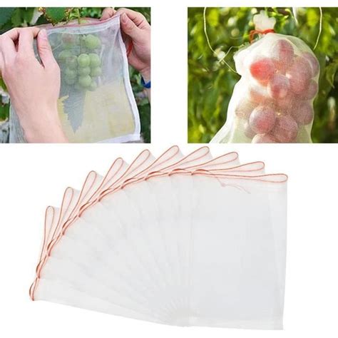 50 PCS Sac De Protection Fruit Sac Maille Contre Les Insectes Sac De