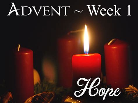 Advent Week 1 Hope Open Door Baptist Church