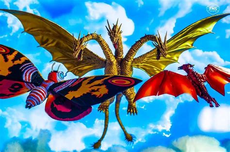 Godzilla And Mothra Vs Ghidorah And Rodan Godzilla