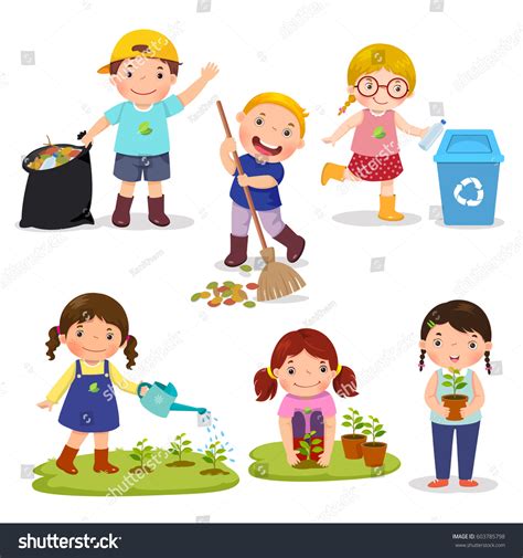 6,853 Kids Cleaning Cartoon Images, Stock Photos & Vectors | Shutterstock