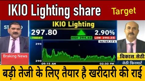 Ikio Lighting Share News Ikio Lighting Share Target Price Ikio