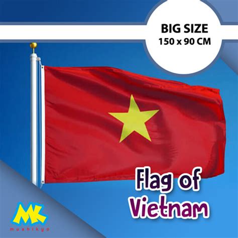 Jual Bendera Vietnam ukuran besar - Big Flag - TEMBUS - Kota Bekasi - Mushikyo | Tokopedia