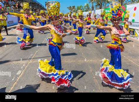 Barranquilla Colombia February 26 2017 People Participating At