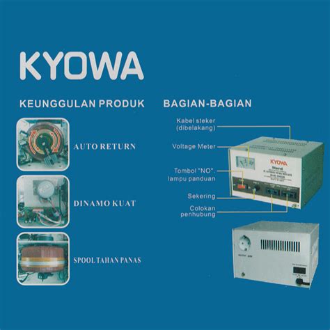 Eelic Stavol Stabilizer Motor 1000 Watt Kyowa Svr 1000n Perangkat E