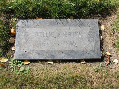 Nellie F McGuire Ertel 1871 1955 Find A Grave Memorial