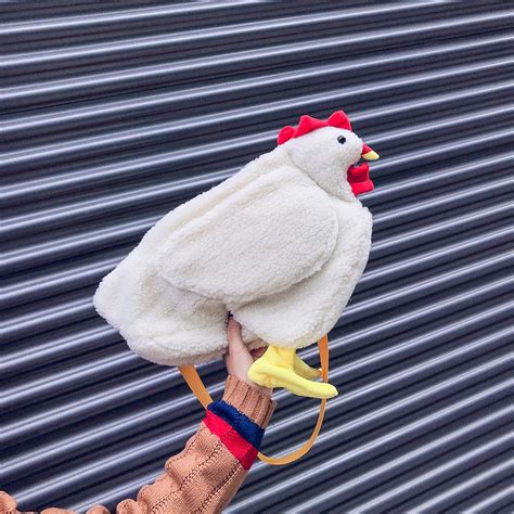 This Fleece Chicken Bag Will Have You Looking Super Chic