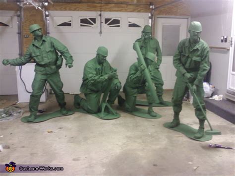 Green Army Men Group Halloween Costume