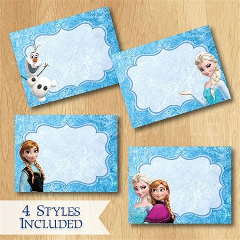 Frozen Printable Food Tags Free Pdf Printables Artofit