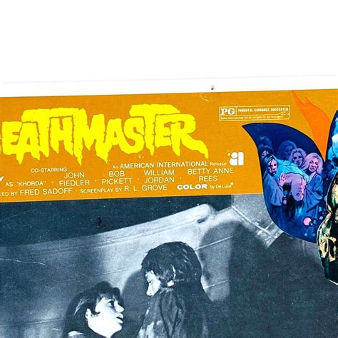 Original Lobby Card The Deathmaster 1972 Horror Movie Poster Card 4