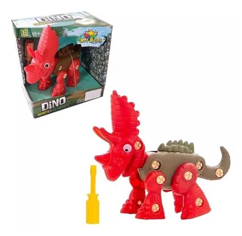 Dino Montar E Desmontar Dinossauro Brinquedo Infantil Parcelamento