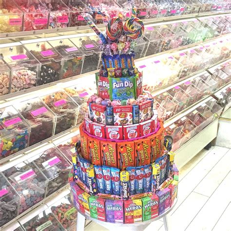 City Life Is Sweet On Our Candy Cakes The Candy Bar