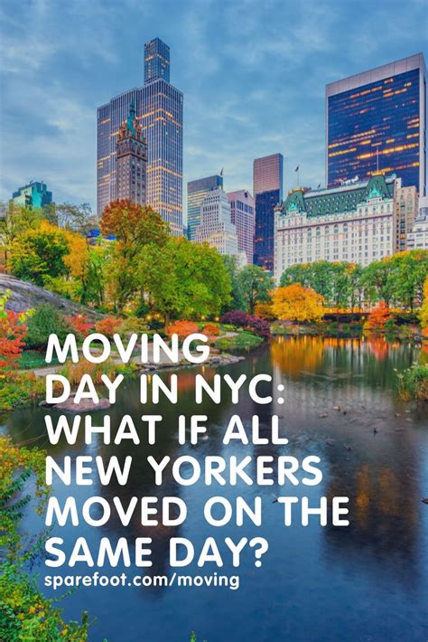 A City Skyline With The Words Moving Day Nyc What If All New Yorks