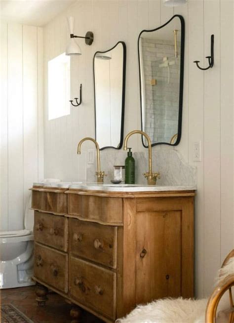 Antique Bathroom Vanity Ideas - The Honeycomb Home