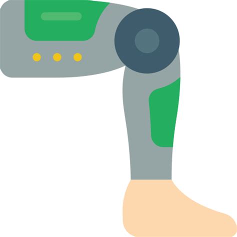 Robot Leg Basic Miscellany Flat Icon