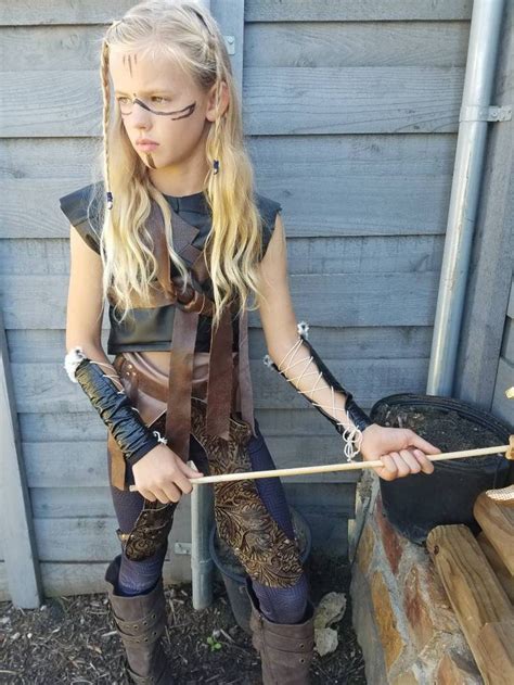 Viking Warrior Girl Viking Warrior Girl Halloween Costume Viking Cosplay Larp Warrior Female