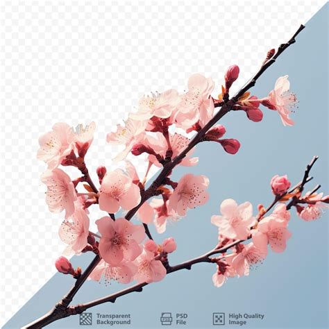 Premium PSD A Picture Of A Cherry Blossom Tree With The Words