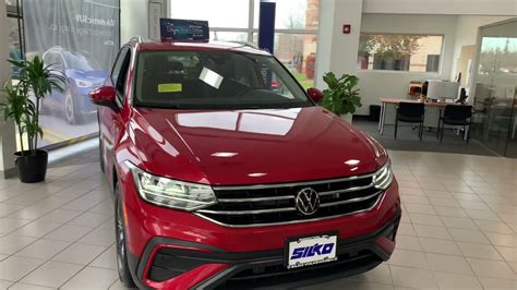 2022 Vw Tiguan Se Kings Red Youtube