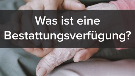 Bestattungsverfügung Wünsche für eigene Bestattung festhalten