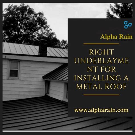 Installation Of Underlayment Material For Metal Roof | Metal roof ...