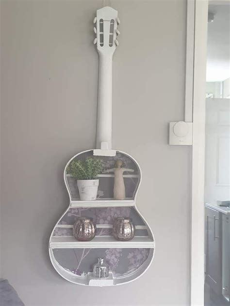 Pin By Monika On Home Modern Wall Shelf Diy Guitar Shelf Guitar Shelf