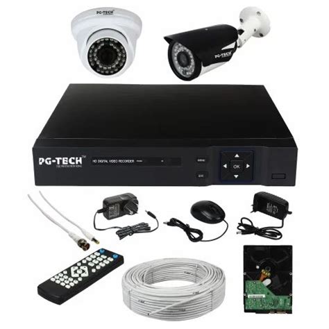 4 Ch DVR 1 AHD Dome 1 AHD Bullet Camera 1 MP Camera Combo At Rs 7500