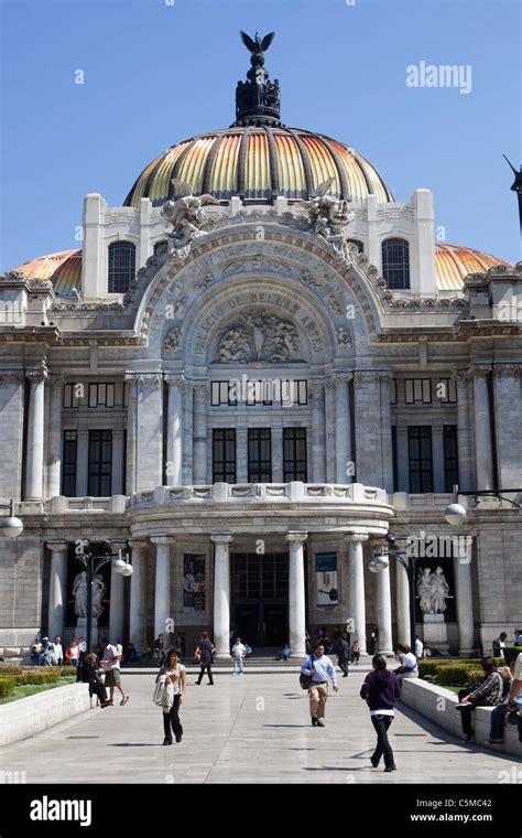 The Palacio De Bellas Artes Palace Of Fine Arts Mexico City Mexico