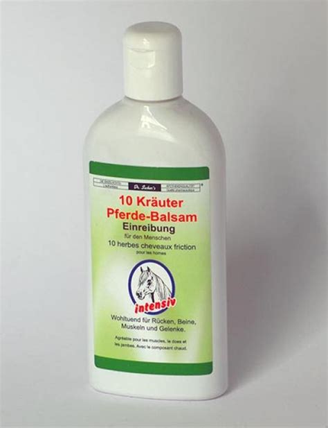 Dr Sachers 10 Kräuter Pferdebalsam Einreibung 250 ml Balsam24