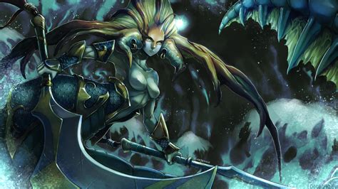 Naga Siren Gallery Dota Art Desktop Wallpaper Hd Dota Naga Siren