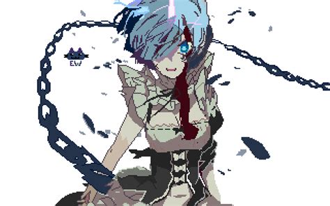 Pixilart - Rem (demon form) by endorwaffles