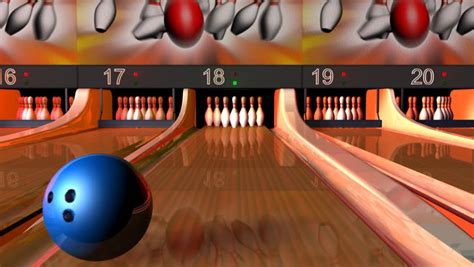 3d Animation Bowling Alley Slow Motion Stock Footage Video (100% ...