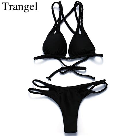 Trangel Swimwear Female Swimsuit 2019 Bikini Brazilian Bikinis Set