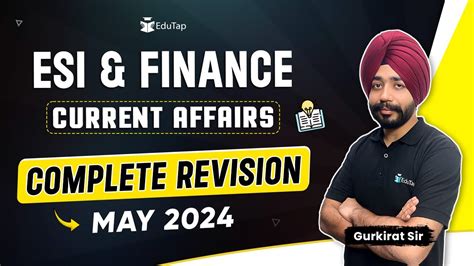 RBI Grade B ESI Finance Preparation ESI Finance Current Affairs