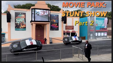 STUNT SHOW Movie Park Germany Part 2 YouTube