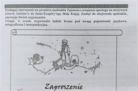 Napisz zaproszenie polecenie w załączniku pls szybko Brainly pl