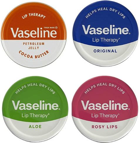 Vaseline Lip Balm Petroleum Jelly 20g Lip Therapy Cocoa Butter Aloe