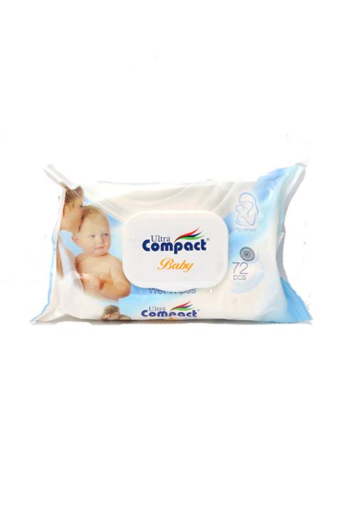 Ultra Compact Baby Wet Wipes Ph 55 72s Lifeplus