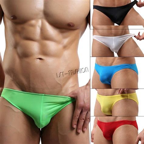 Mens Bikini Swimwear Swimsuit Beachwear Underwear Smooth Thin Mini