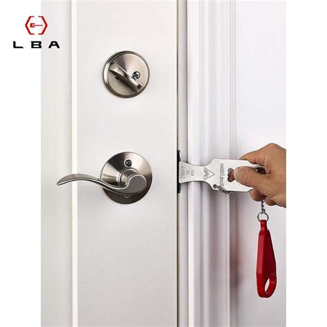 Portable Hotel Door Lock Locks Self Defense Door Stop Travel Travel