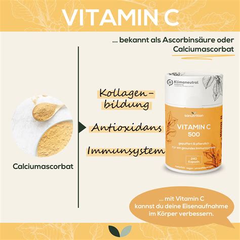 Sanutrition Vitamin C Mg St Shop Apotheke