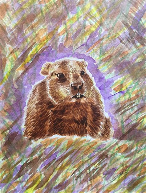 Groundhog Painting At Explore Collection Of