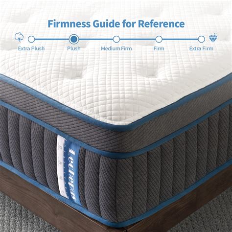 California King Mattress Lechepus 14 Inch Cooling Gel Memory Foam And