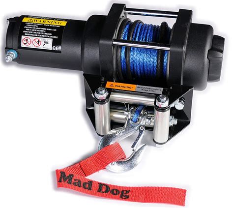 Mad Dog 3500 Lb Winch Mount Combo Can Am Wsynthetic Rope Renegade 570