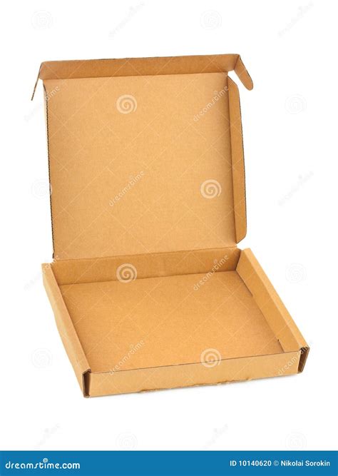 Empty Cardboard Box Stock Photo - Image: 10140620