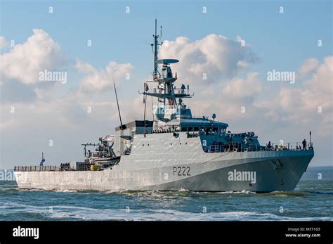 Portsmouth Uk 26th February 2018 Hms Forth A New Batch 2 River