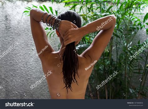 Back View Nude Woman Long Hair Stock Photo Shutterstock