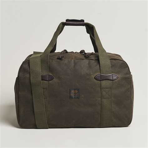 Filson Tin Cloth Medium Duffle Bag Otter Green K P Filson Careofcarl Es