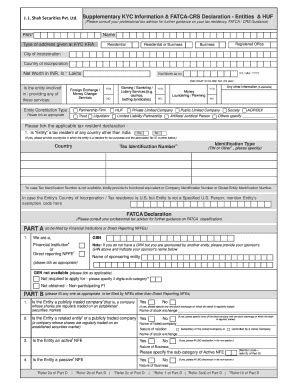 Fillable Online Fatca Crs Declaration Form Entities Docx Fax Email